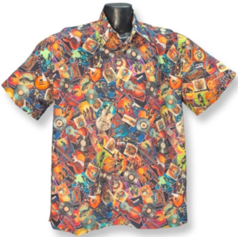 Rock Legends Hawaiian Shirt- Made in USA- 100% Cotton